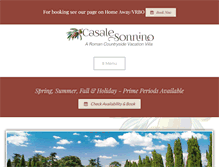 Tablet Screenshot of casalesonnino.com